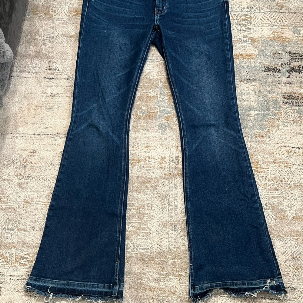 KanCan Dark Blue Flare Jeans